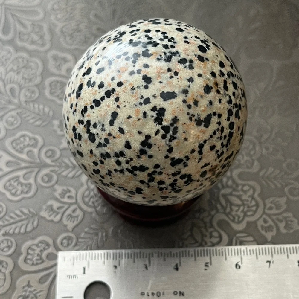 Dalmation Jasper Sphere - Picture 3 of 5